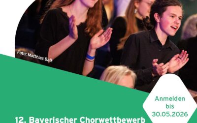 12. Bayerischer Chorwettbewerb 6.-8.11.2026 in Bamberg
