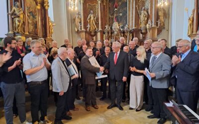 Übergabe Förderbescheid für das Chorzentrum Weißenohe