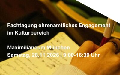 Einladung zur Fachtagung Ehrenamt Sa 28.11.2026 in München